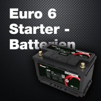 Euro 6 Starter - Batterien