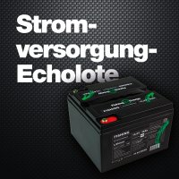Stromversorgung-Echolote