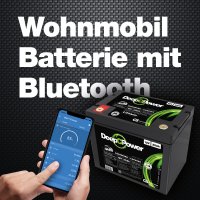 Wohnmobil - Batterie mit Bluetooth
