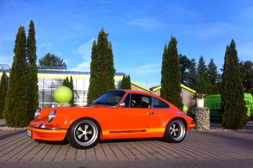 Porsche Racing orange