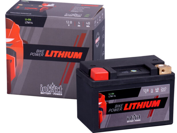4Ah | 240A | LiFePO4 LTM14 Motorrad Starterbatterie