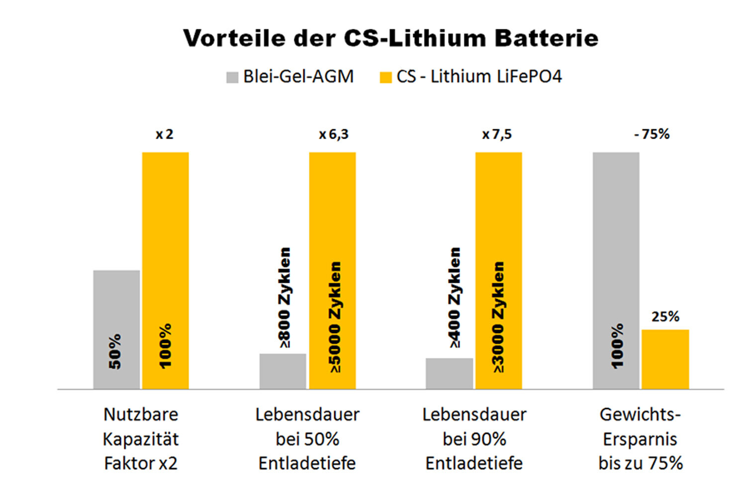 Lithium LiFePO4 Marine 51,2V 50Ah 3072Wh