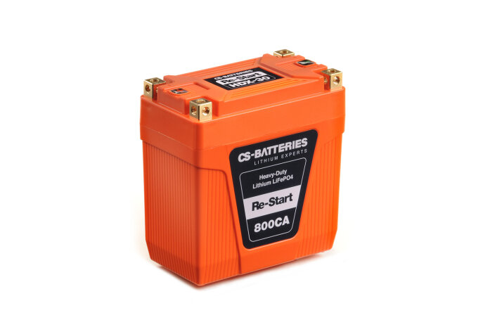 8Ah | 12,8V | 102Wh | Lithium Heavy-Duty HDX-30 Re-START Starterbatterie 800CA