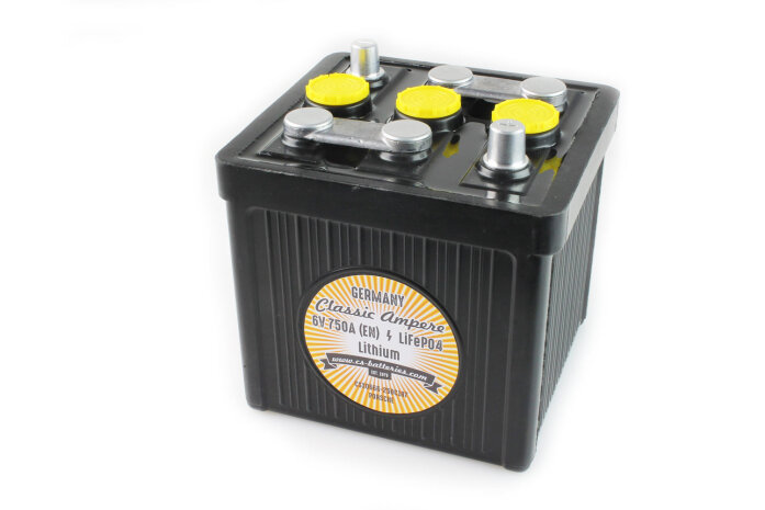 6V | Classic LiFePo4 Oldtimer Lithium Starter Batterie | PORSCHE 356