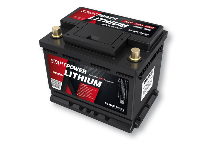 20Ah | 13,2V | 600A | Motorsport Lithium LiFePo4 Starter Batterie | integriertes BMS