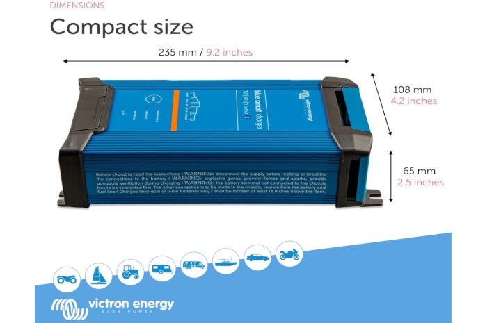 Victron Energy Blue Smart IP22 12 Volt 30 A 120 V