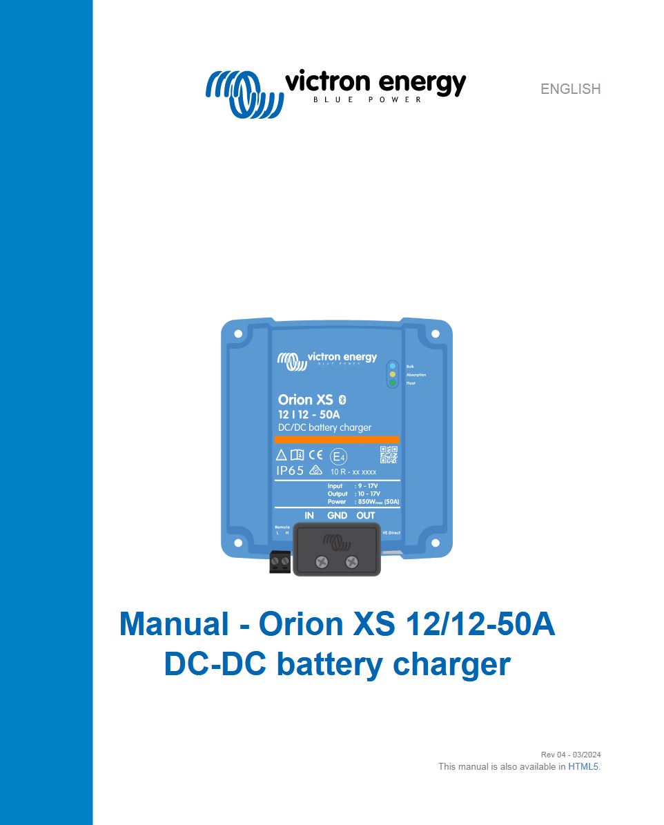 Hier geht es zum Manual vom Victron Orion_XS_12_12-50A_DC-DC_battery_charger